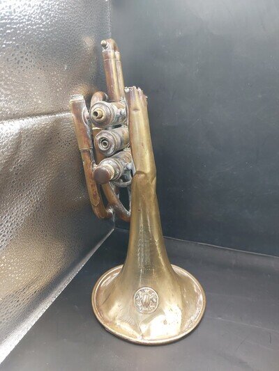 Late 19th Century Cornet Spares Or Repairs/Restoration J Higham Engraving Rare