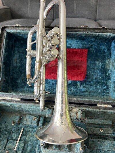 J.W. York & Sons “Professional” Cornet — circa 1908 — w/ Original Case