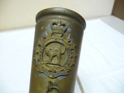8739. Vintage Signal Horn Post Horn Decorative Hunting Horn