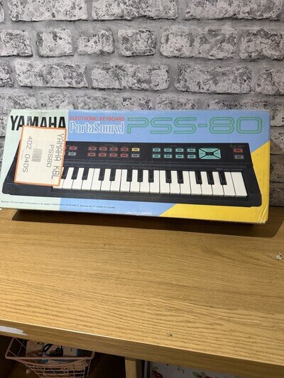 Yamaha Keyboard vintage 1989 Yamaha PortaSound PSS-80 electronic keyboard Bnib