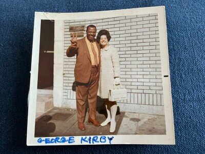 George Kirby The Temptations Autograph 1969 Photo