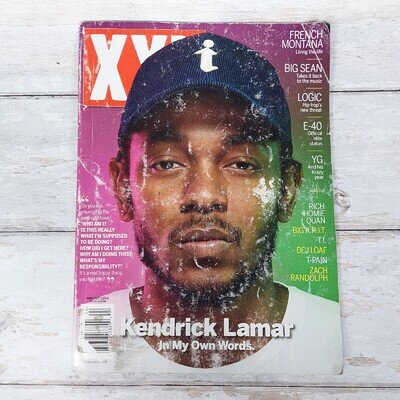 XXL Kendrick Lamar Magazine Logic Signed Winter 2014 Rare Autograph Signature