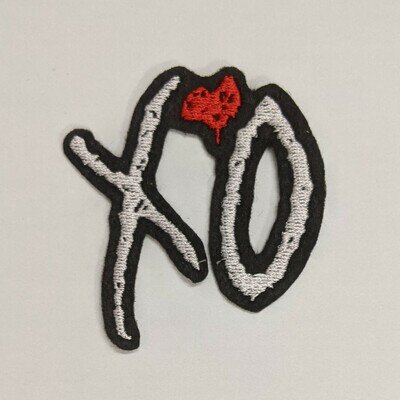 Iron on Patch - XO Embroidered Hip Hop Rap