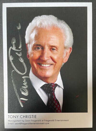 Tony Christie Signed Autograph 6x4 official photo Music Singer NEW LOW PRICE