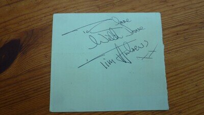 1967c ORIGINAL TIM "CHRIS" ANDREWS AUTOGRAPH FLEUR DE LYS PSYCHPOP