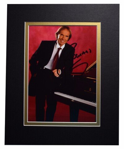 Richard Clayderman Signed Autograph 10x8 photo display Piano Music COA