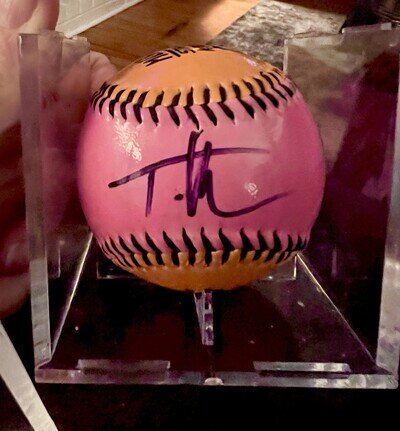 Tim McGraw Autographed Baseball VIP Lounge
