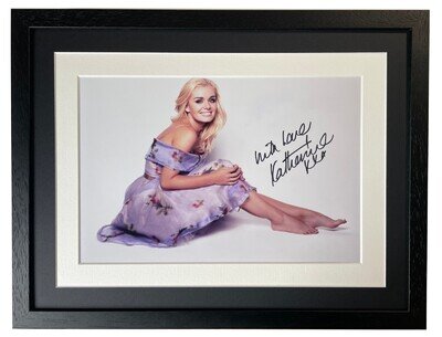 Katherine Jenkins Signed Autograph framed 16x12 photo display Music Opera Wales