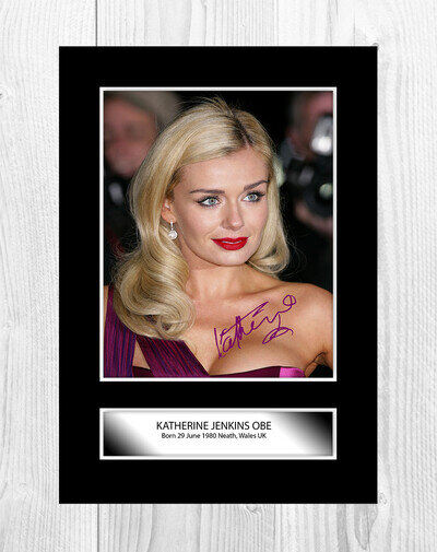Katherine Jenkins 1 Opera A4 reproduction autograph poster choice of frame