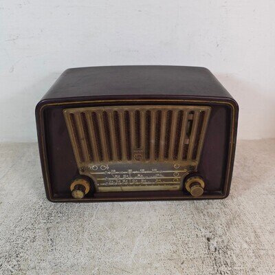 Philips Vintage Valve Radio Model A325680 Retro Collectable FOR SPARES OR REPAIR