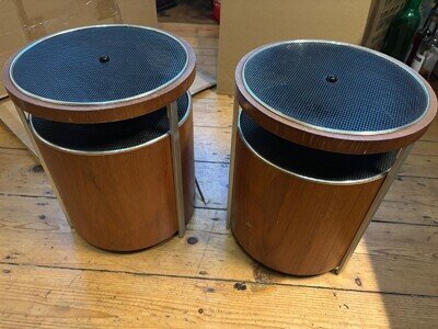 Kolster Brandes Speakers Model Ks 651/1 Rare Retro.Untested