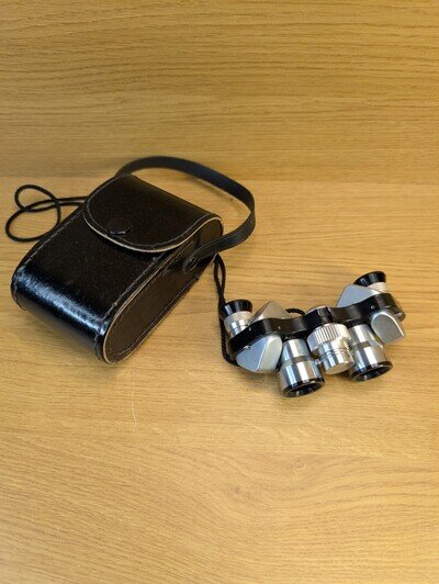 Vintage Opera Glasses Binoculars - 6 X 15 - Field 7.5 - With Case