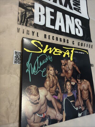 SIGNED with PROOF Melanie C Sweat - Spice Boys CD (Sporty Spice Girls Autograph)