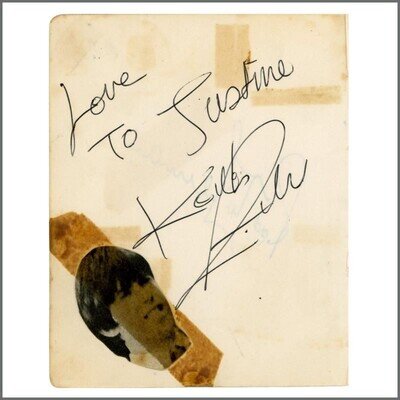 The Rolling Stones Keith Richards 1964 Autograph Blackpool (UK)