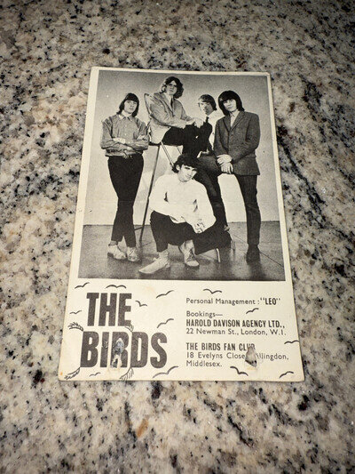 Vintage Hand-Signed Autograph Postcard - Rolling Stones Interest - Ronnie Wood