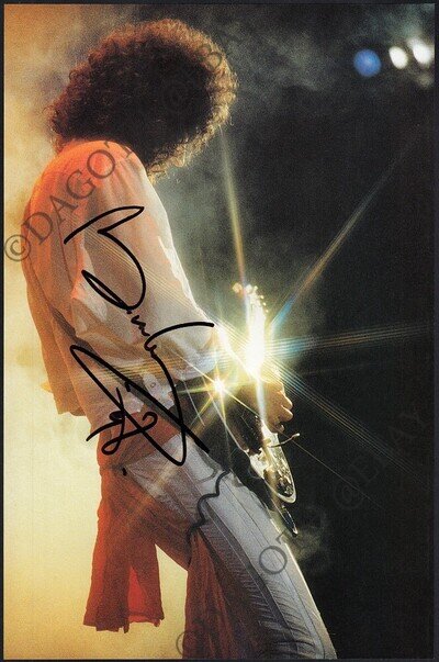 QUEEN Brian May Bohemian Rhapsody Dont't Stop Me Now Break Free Autograph SIGNED