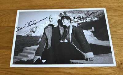 David Gilmour SIGNED Black & White Photo Polly Samson Pink Floyd Autograph New