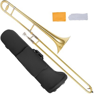 Aklot Classic Bb Alto Trombone Entry-Level B Flat Brass Instruments