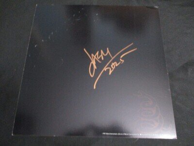 JASON NEWSTED SIGNED AUTOGRAPH 12X12 BLACK ALBUM Promo Flat METALLICA RARE