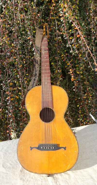 Vintage Guitar Walking Guitar Approx 92cm