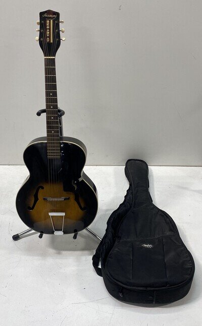 Harmony Broadway 1957 Archtop Hollow Body Acoustic Guitar Sunburst USA