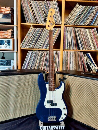 2004 Squier Affinity Precision Bass - Galactic Blue