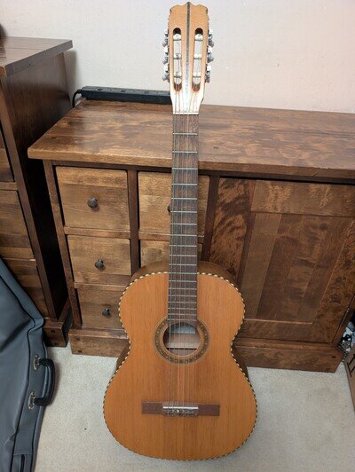 Beautiful Vintage 1960s 'Kay KC 366' Classical Acoustic Guitar & Case