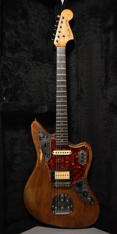 1963 Fender Jaguar Pre-CBS Modified Refin Natural w/HSC