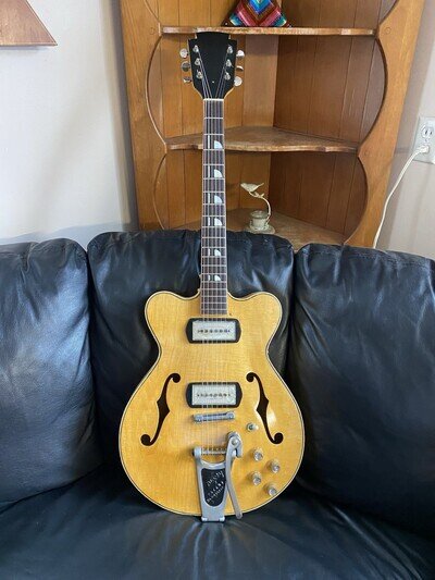 Vintage Kay Jazz II Electric Guitar W/case FREE SHIP