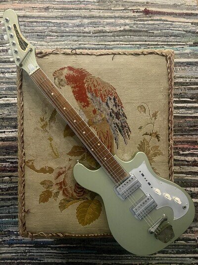 Tuxedo 2 Guitar Vintage Early 60s Made In Japan Sage Green MIJ