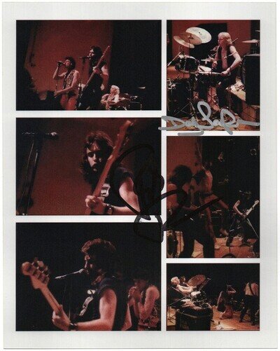IRON MAIDEN Photo PAUL DI'ANNO & DOUG SAMPSON 1978 Running Free Autograph SIGNED