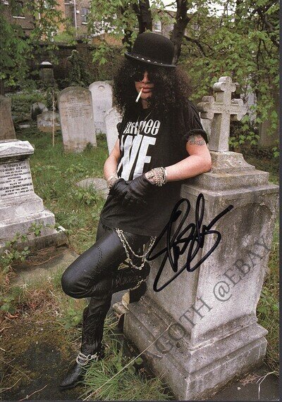 GUNS N ROSES Slash Appetite for Destruction November Rain Sweet Autograph SIGNED