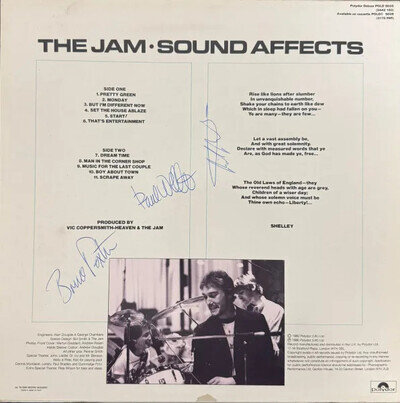 The Jam signed Sound Affects Lp
