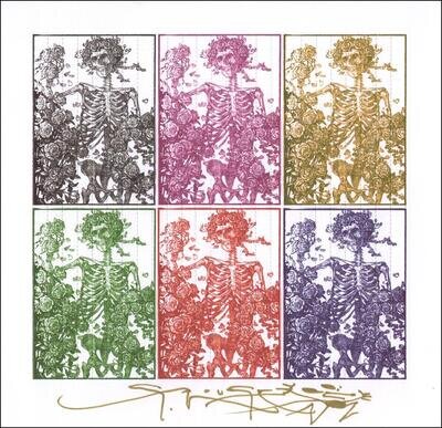 Stanley Mouse Grateful Dead Signed Autograph 9X9 Blotter Art Print w/ Beckett