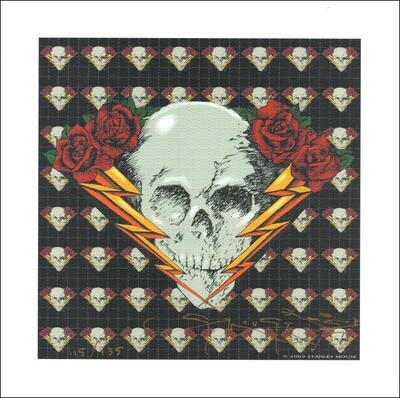 Stanley Mouse Grateful Dead Signed Autograph 10x10 Blotter Art w/ Beckett COA