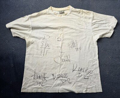 D12 World Autographed Signed T Shirt, CDs Bundle Rare!!
