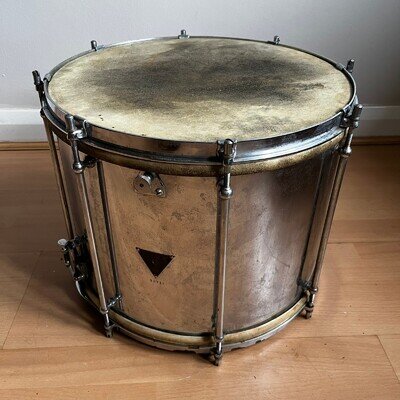 Vintage Ajax Boosey & Hawkes 14" Snare Drum 1935-1940s w/ Hard Case