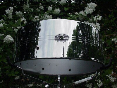 1970s 5x14 Slingerland chrome over brass Gene Krupa COB snare drum shell 148492