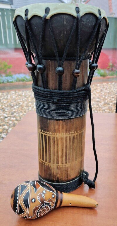 Drum and rattle