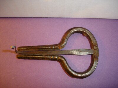 Hand Forged Iron Jew’s Harp Jaw Harp Primitive Folk Instrument Antique 19th C
