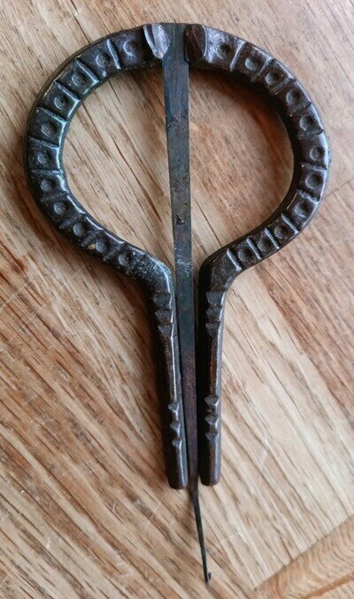 Lovely Antique Jews Harp Mouth Organ Musical Instrument Cast Iron