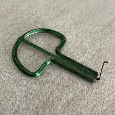 Vintage Metal Jaw Harp Green Bluegrass Twang Country Folk Music Instrument Mouth