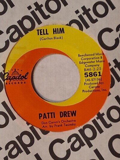 northern soul PATTI DREW Tell Him CAPITOL 5861 M-