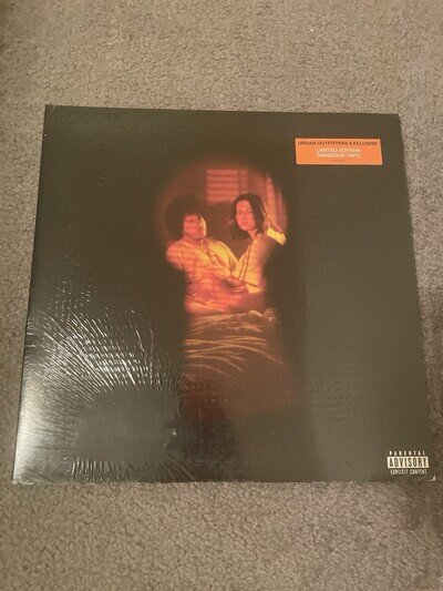 Selena Gomez Benny Blanco I Said I Love You First UO Tangerine Orange Vinyl New