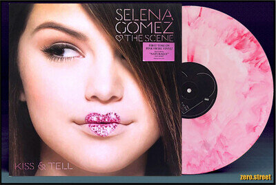 SELENA GOMEZ & THE SCENE Kiss & Tell LP on PINK SPLATTER VINYL Sealed NEW color