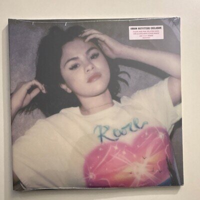 Selena Gomez Rare Urban Outfitters Exclusive Clear Pink Vinyl LP Exclusive Cover