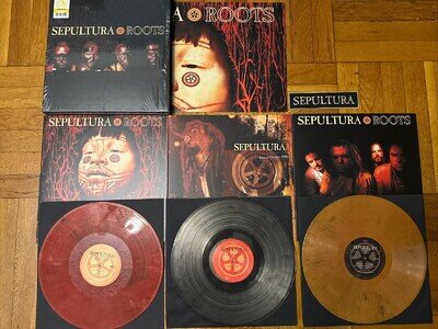 Limited Edition - Sepultura Roots 5 LP Box Set w/Poster and Patch (In Seal)