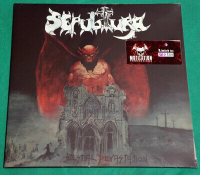 Sepultura Overdose - Bestial Devastation Seculo XX BRAZIL PURPLE LP 2017 SEALED