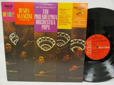 Henry Mancini & The Philadelphia Orchestra Pops Debut 1969 Record RCA LSC 3106