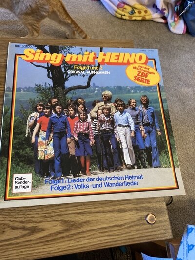 Sing mit HEINO LP Gatefold , EMI Electrola 1977, Folge 1 und 2
